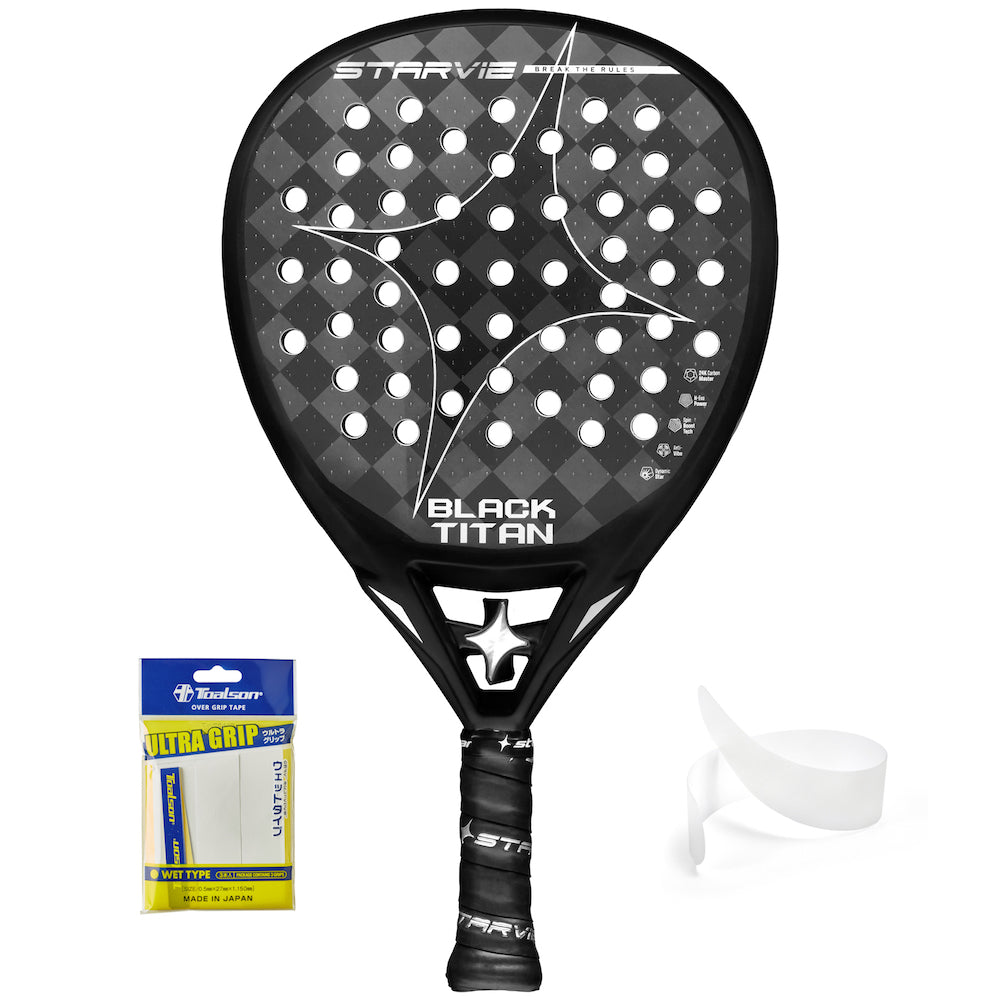 Black Titan 2026 + Overgrip + Frame Protector